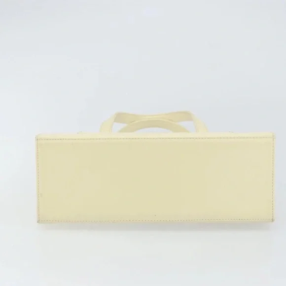 Yves Saint Laurent Cream Leather Hand Bag - Picture 5 of 12